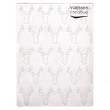 Vaessen creative • Prägefolder Hirschköpfe - afbeelding 2