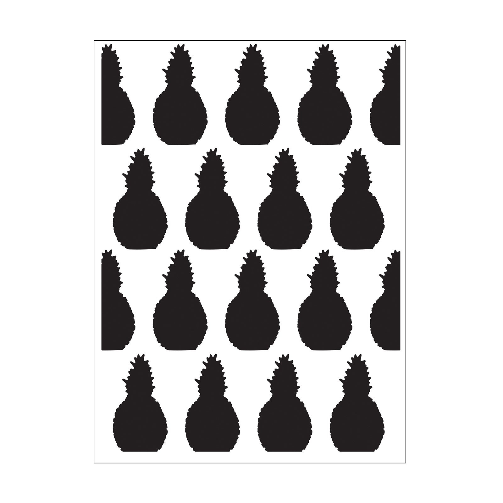 Vaessen creative • Prägeschablone Ananas
