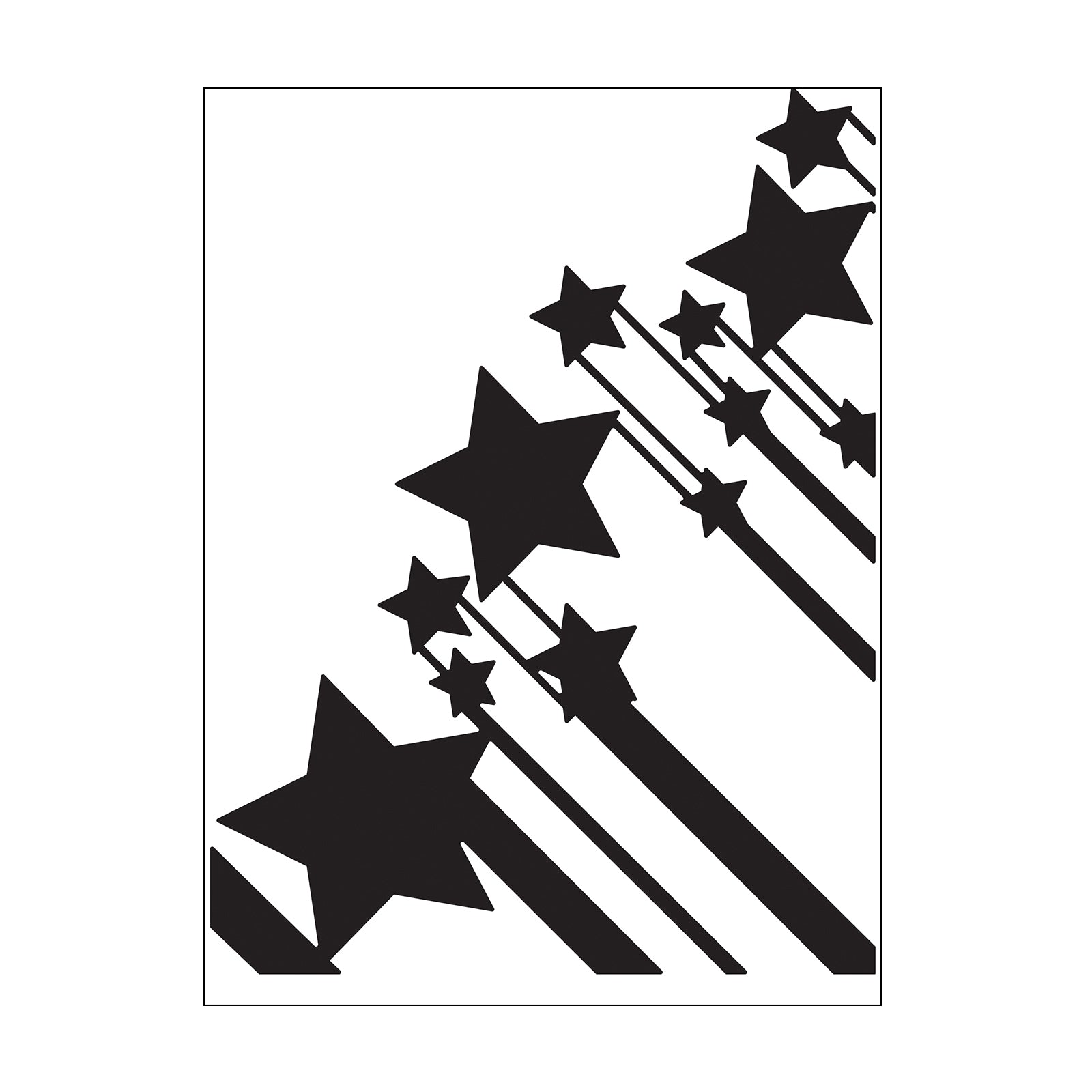Vaessen creative • Prägefolder Sternschnuppen