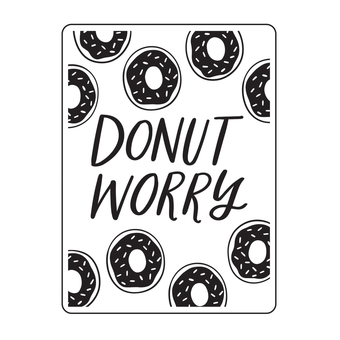 Vaessen creative • Prägeschablone „Donut Care“.
