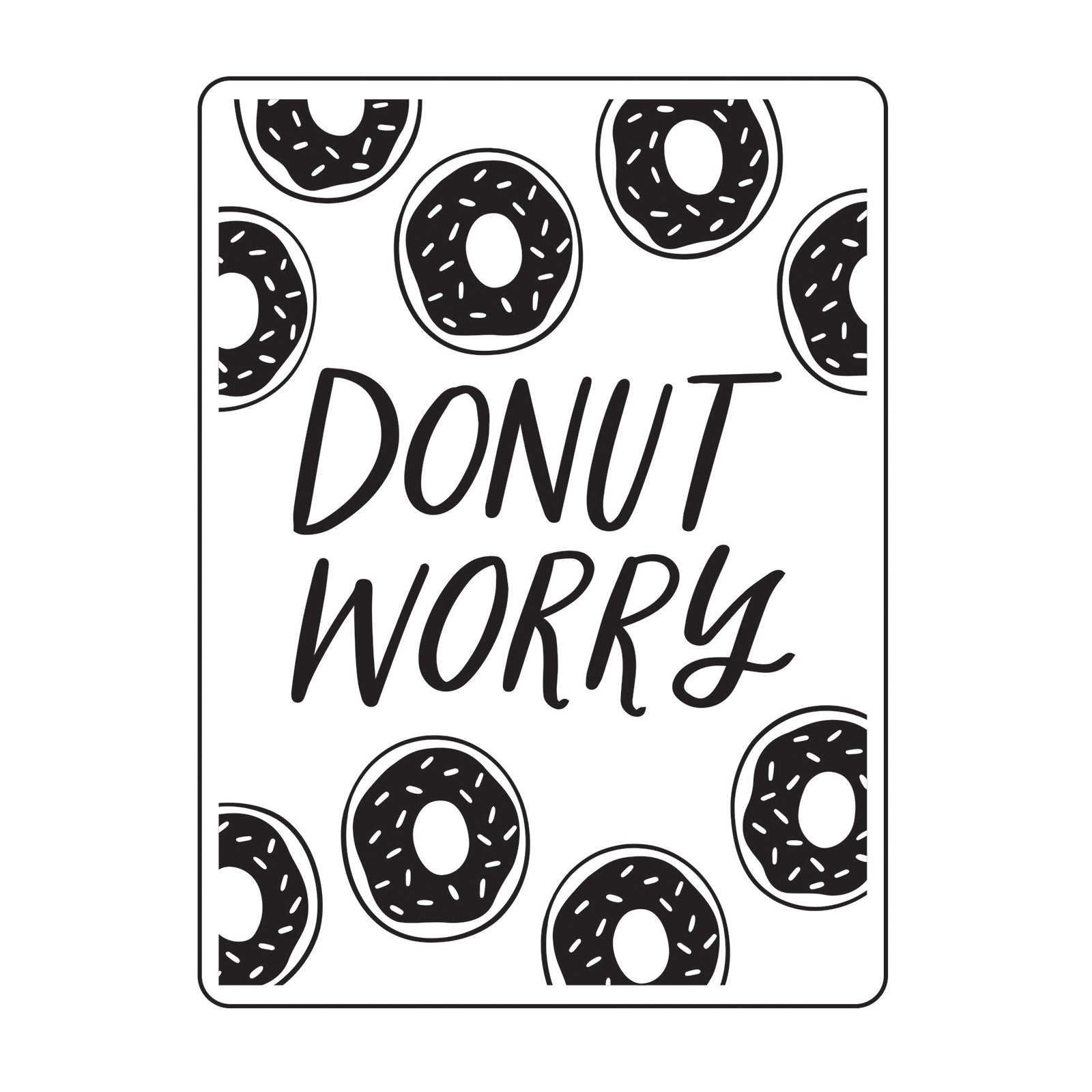 Vaessen creative • Prägeschablone „Donut Care“.