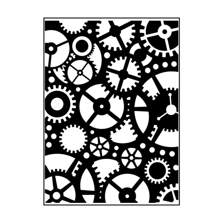 Vaessen creative • Prägefolder Zahnräder