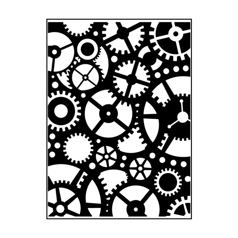 Vaessen creative • Prägefolder Zahnräder