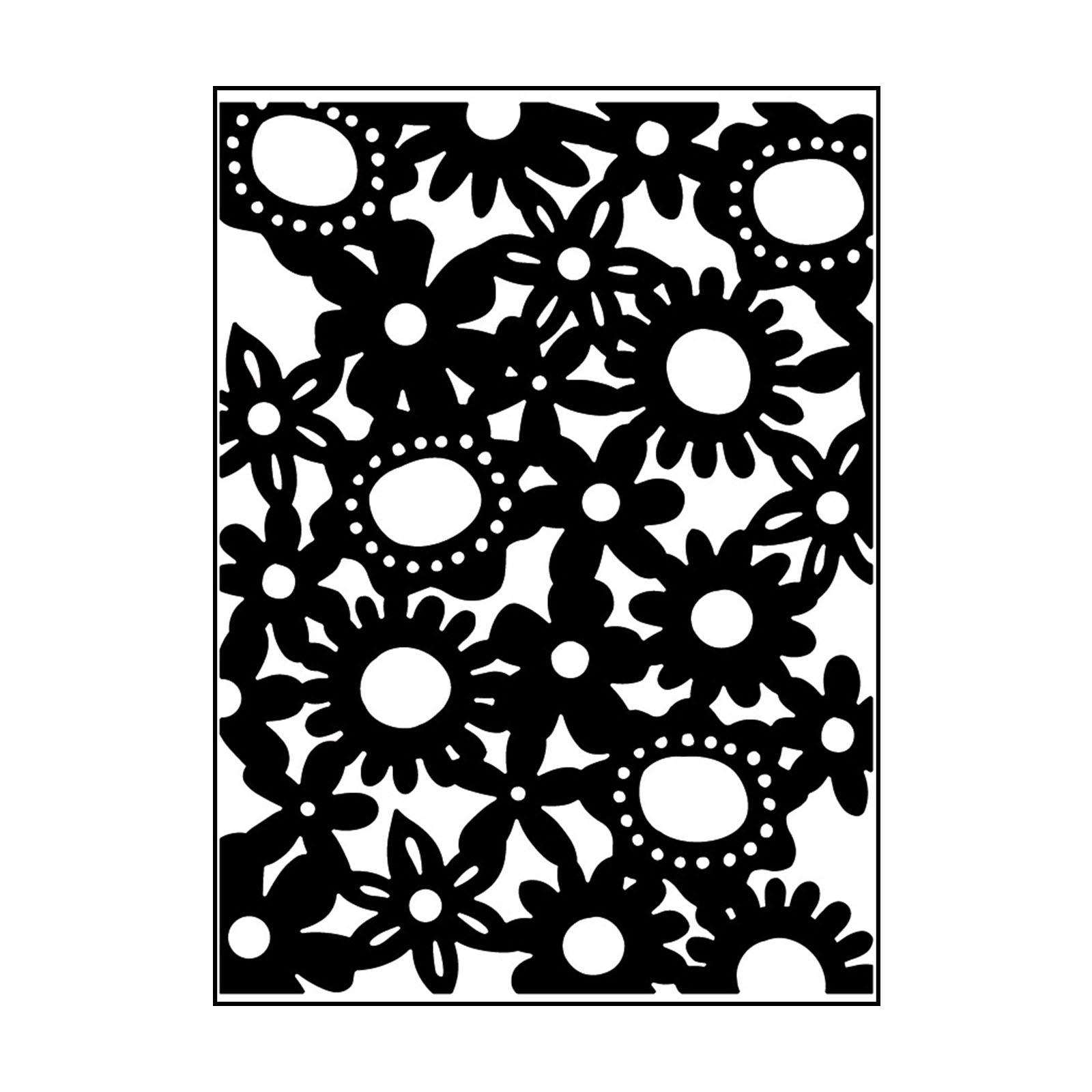 Vaessen creative • Prägeschablone Blumen
