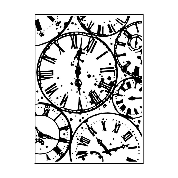 Vaessen creative • Prägefolder Uhren