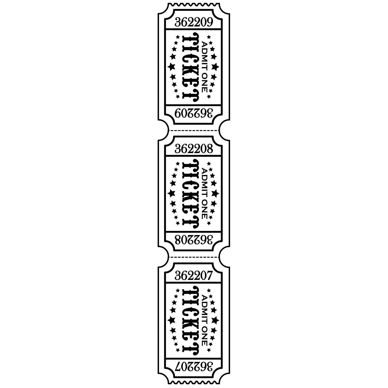 Vaessen creative • Prägefolder-Tickets