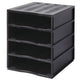 Stapelbares Schubladenset Paperflow schwarz 3289716