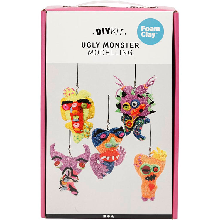 Hässliche Monster aus Foam Clay, 1 Set