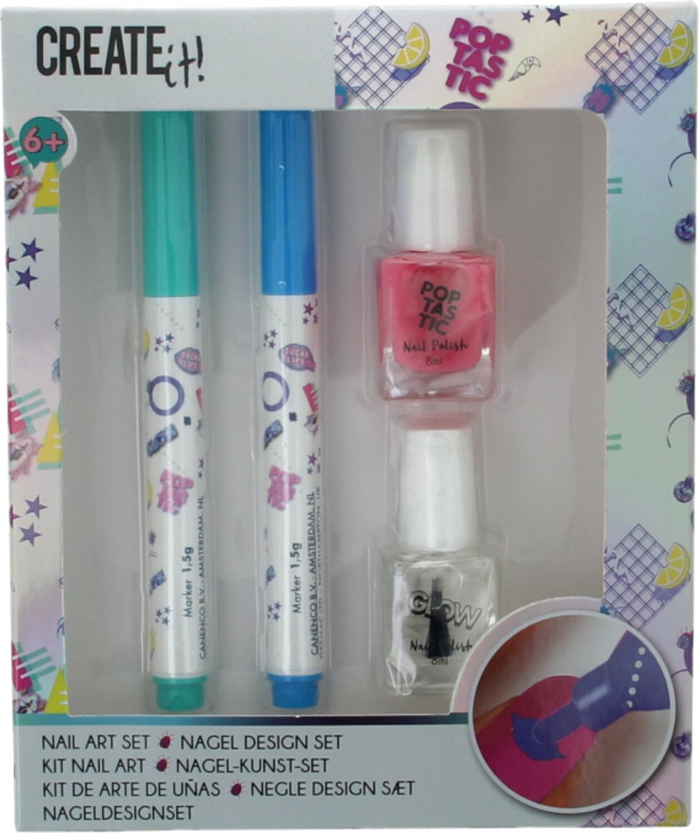 Erstelle es! Nageldesign-Stiftset rosa