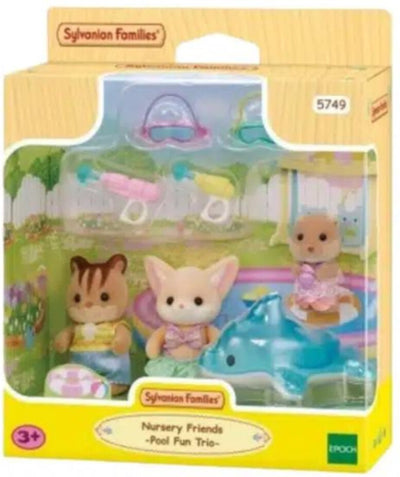 Epoch Sylvanian Familien Trio Kleinkindfreunde Schwimmbadspaß Spaß