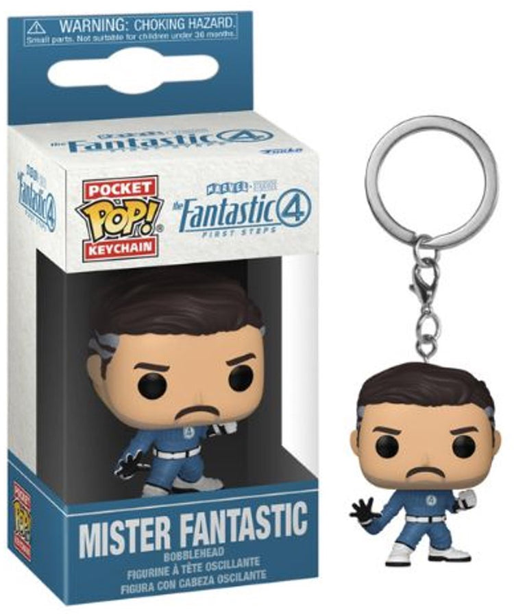 Funko Pocket Pop! Schlüsselanhänger Fantastic 4: Erste Schritte - Mister Fantastic