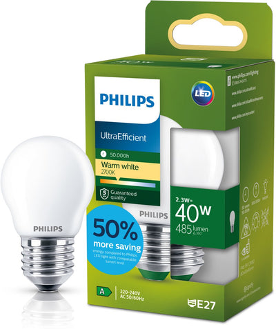 Philips LED Ultraeffizienter LED-Spot von Philips – 50 W – Gu10-Fassung – kaltweißes Licht – dimmbar