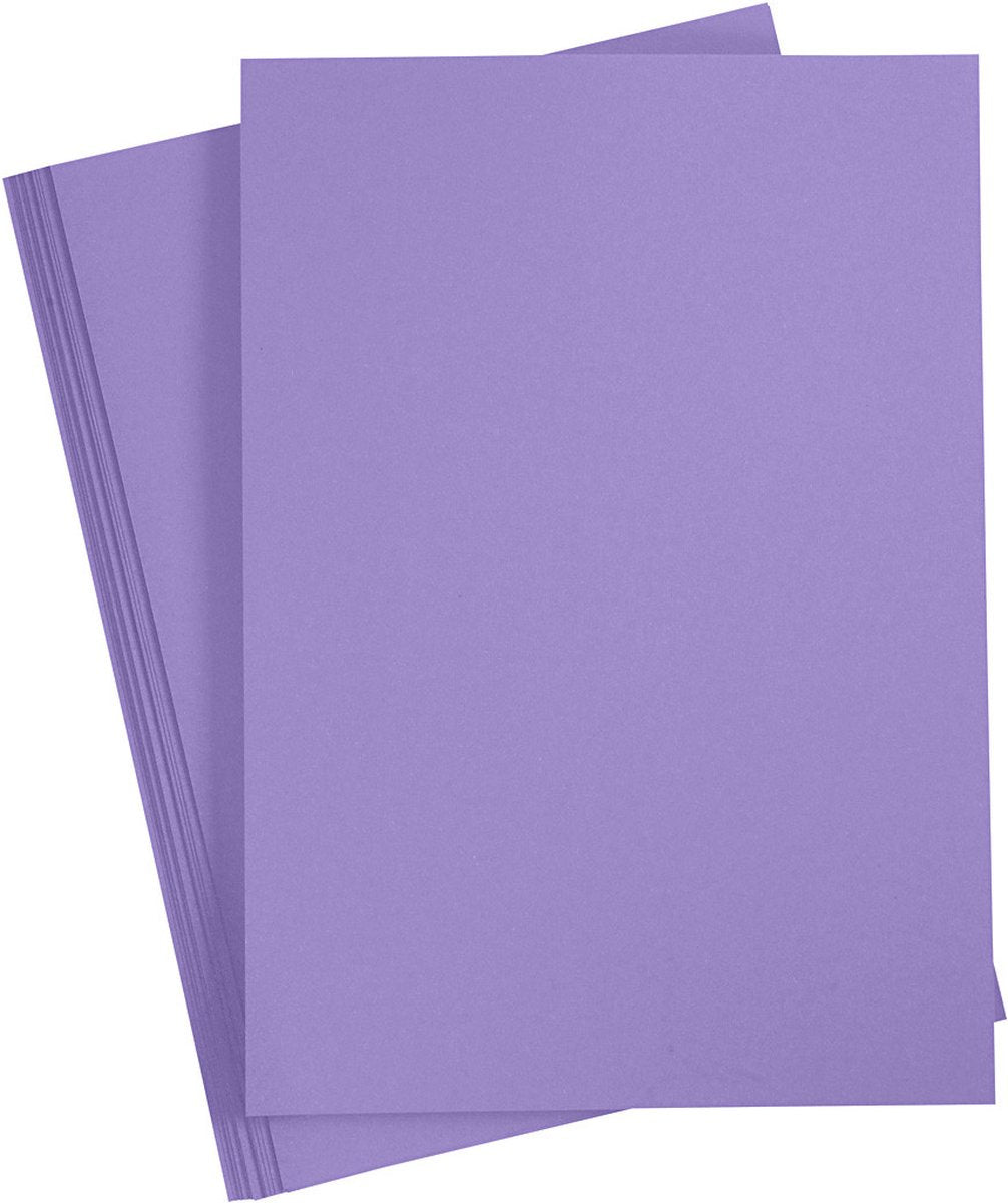 Creativ Company Farbkarton lila A4, 20 Blatt