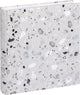 Walther fa-298-3 Terrazzo Steingrau – Designalbum – Größe 30 x 30 cm – 60 weiße Seiten – Steingrau