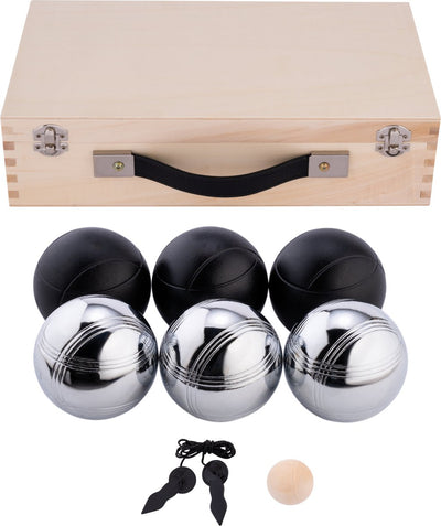 Jeu de Boules im Luxuskoffer, 6 Bälle