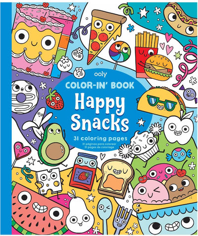 Ooly – Color-in-Book – Happy Snacks – Malbuch
