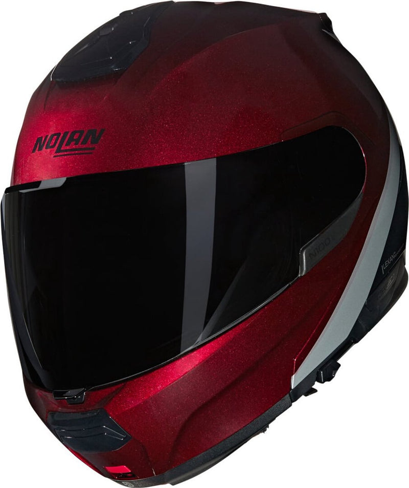 Nolan N100-6 Verniciatura Special 341 Visceral Red Black Glossy Systemhelm – Größe XL – Helm