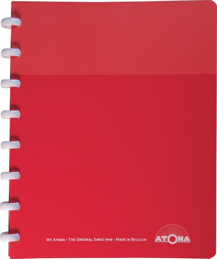 Atoma mein kreatives Notizbuch, ft A5, 144 Seiten, handelsüblich kariert, verschiedene Farben 10 Stück