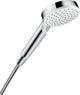 Hansgrohe Crometta Handbrause Vario Ecosmart 8 l min weiß chrom