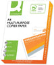 Q-Connect Premium-Kopierpapier, ft A4, 75 g, Karton mit 5 Stück à 500 Blatt, weiß