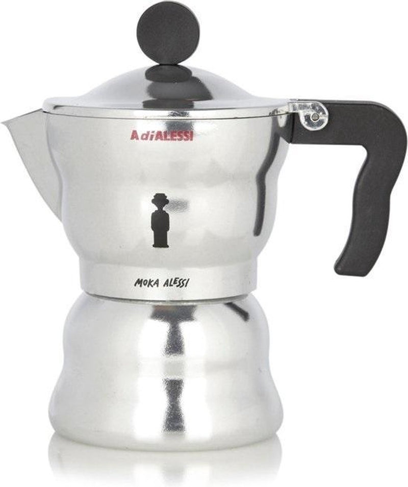 Alessi Perkolator Moka – AAM33 1 – 1 Tasse – von Alessandro Mendini