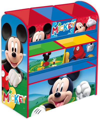 Arditex aufbewahrungsregal Mickey Mouse 62 x 30 cm Holz blau 7-teilig