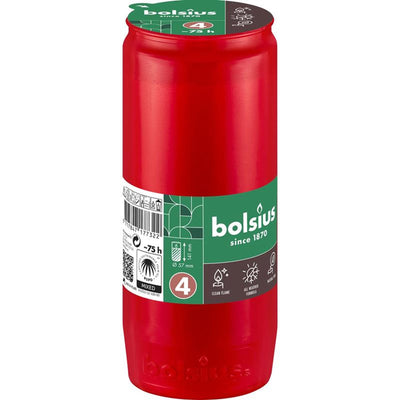 Bolsius Grablicht Compo Nr.4 rot