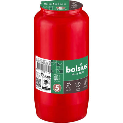 Bolsius Grablicht Compo Nr.5 rot