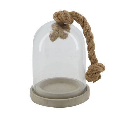 Dijk Natural Collections Glocke mit Seilglas ø13,5x20cm