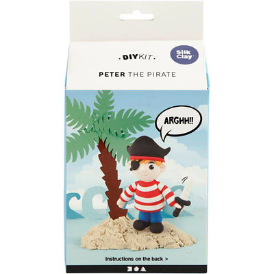 Lustige Freunde aus Silk Clay, Peter der Pirat, 1 Box