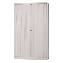 Rolltürschrank Bisley et412194slg445 Stahlböden mit Schloss 198x120x43 l. grau