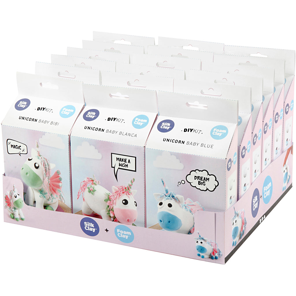 Lustige Freunde aus Silk Clay, 18er Set 1 Box