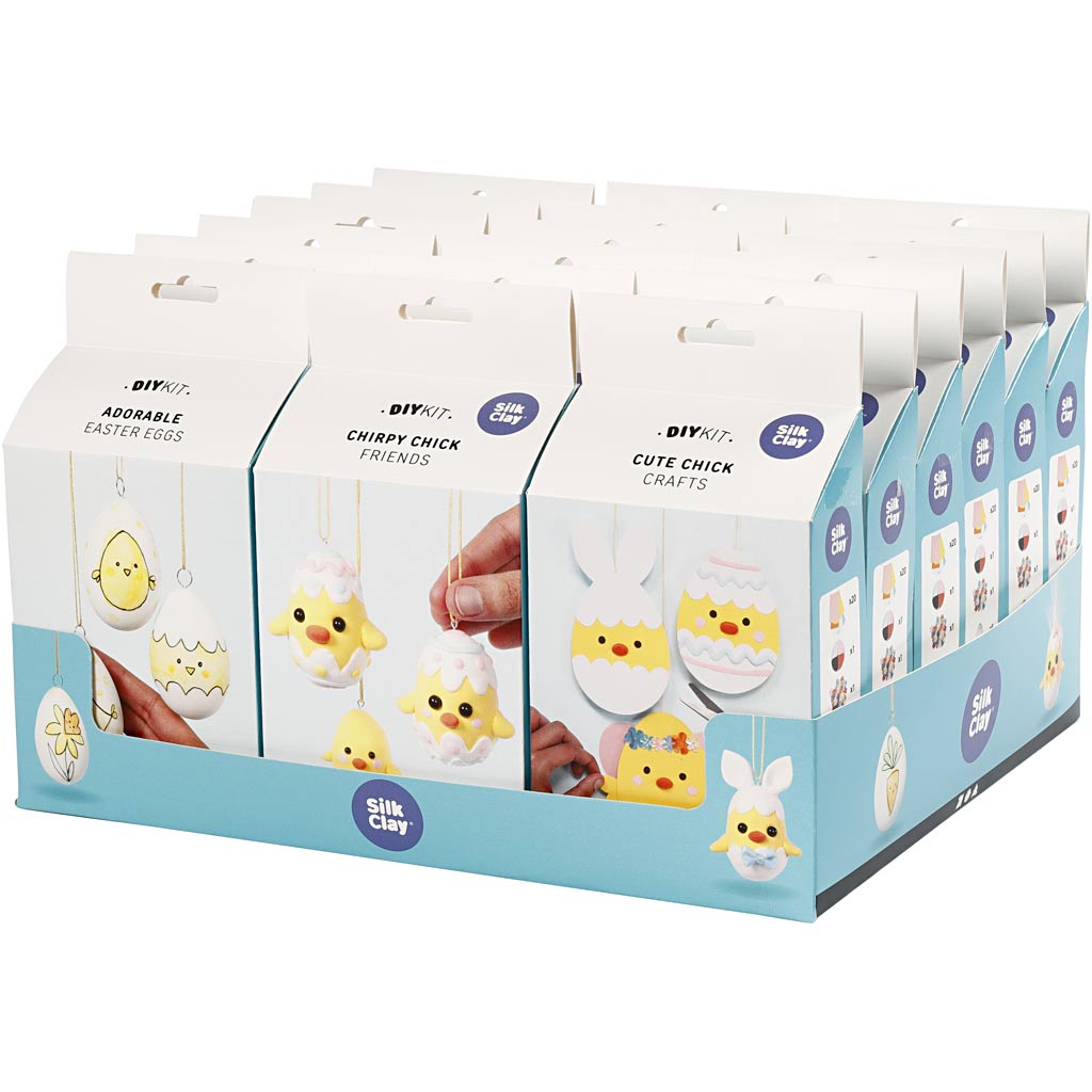 Creativ Company Funny Friends Hühner, 18er Set 1 Box