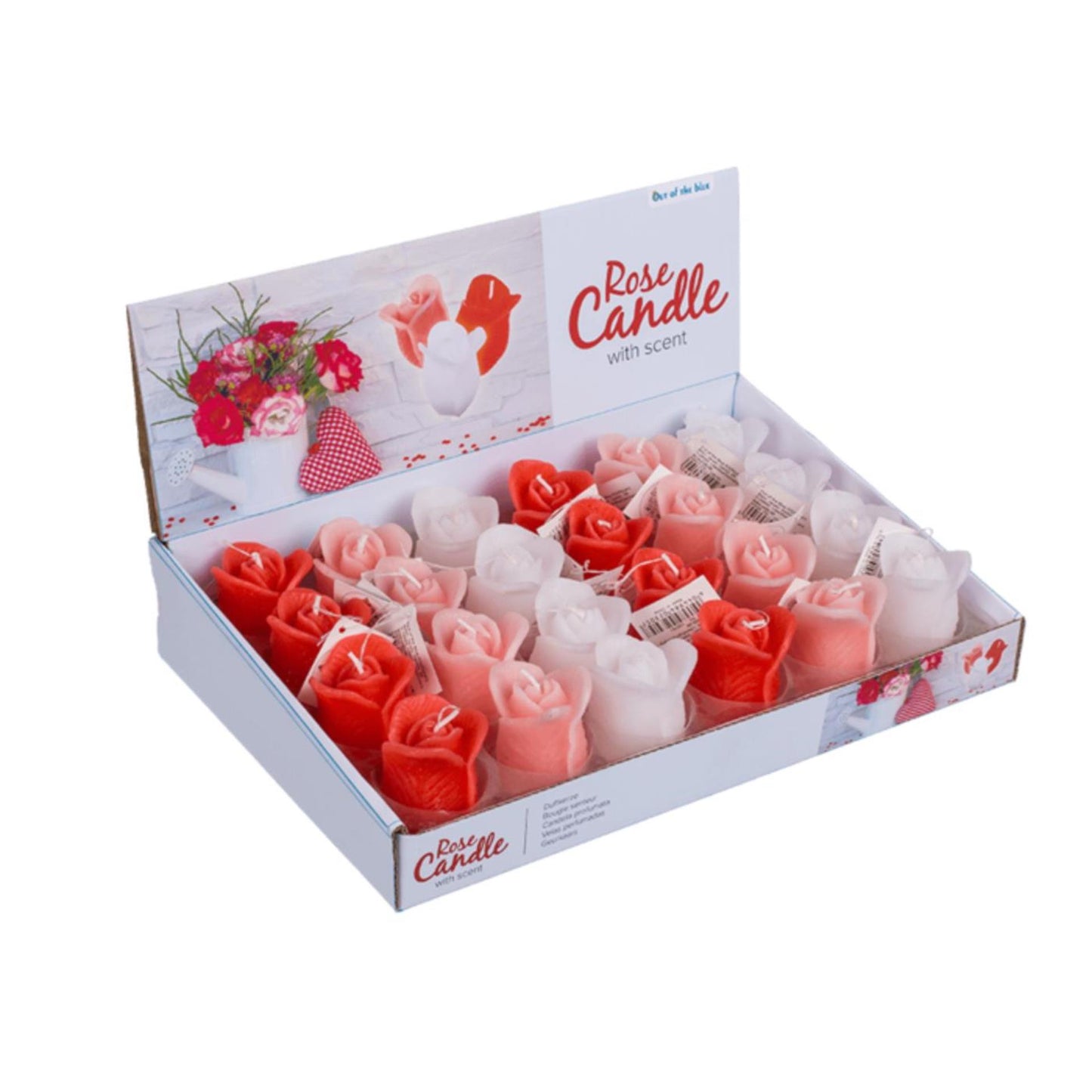 Ootb Kerze Rose 6x4cm