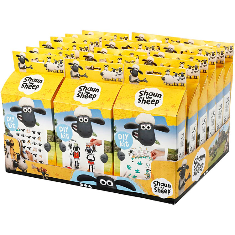 Shaun das Schaf Thekendisplay mit DIY-Sets, 18 Set 1 Box