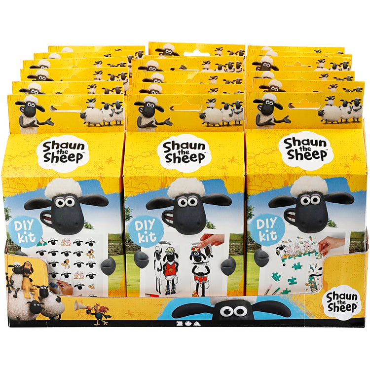Shaun das Schaf Thekendisplay mit DIY-Sets, 18 Set 1 Box
