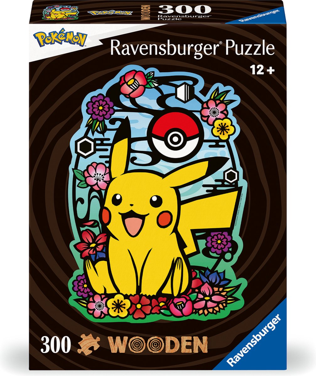 Ravensburger Holzpuzzle Pikachu, 300st.