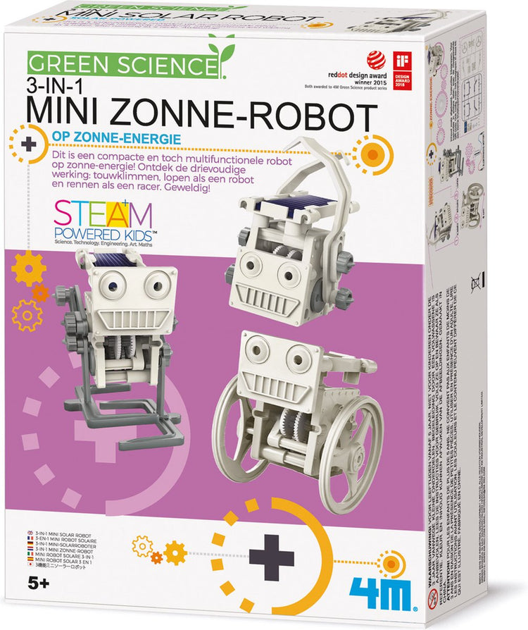 4m KidzLabs Kitings -3 in 1 Mini Solar Roboter