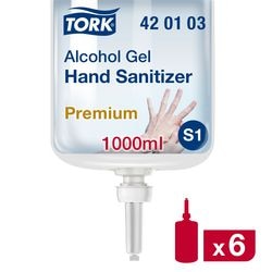 Desinfizierendes Handgel Tork S1 Premium 1l transparent
