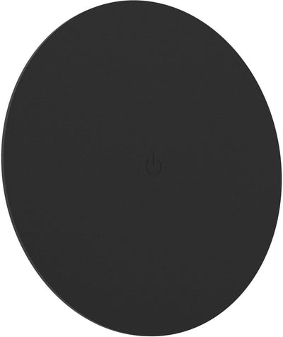 Eglo Porciano Wandleuchte – wiederaufladbar (bis zu 60 Stunden Licht) – ø 20 cm – schwarz – kabellos – dimmbar