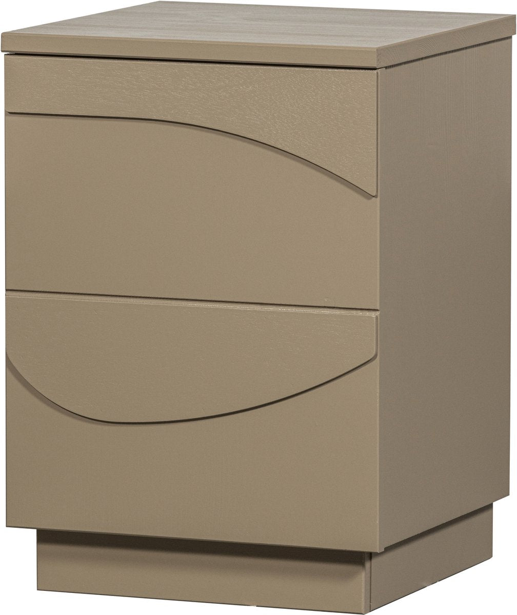 Woood Teo Nachttisch – Kiefer – Schlamm – 50 x 36 x 35