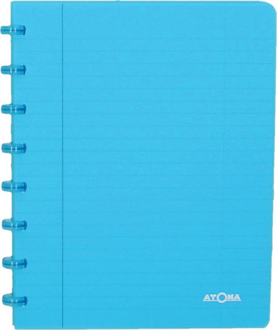 Atoma trendiges Notizbuch | ft a5 | 144 Seiten | gefüttert | transparentes Türkis