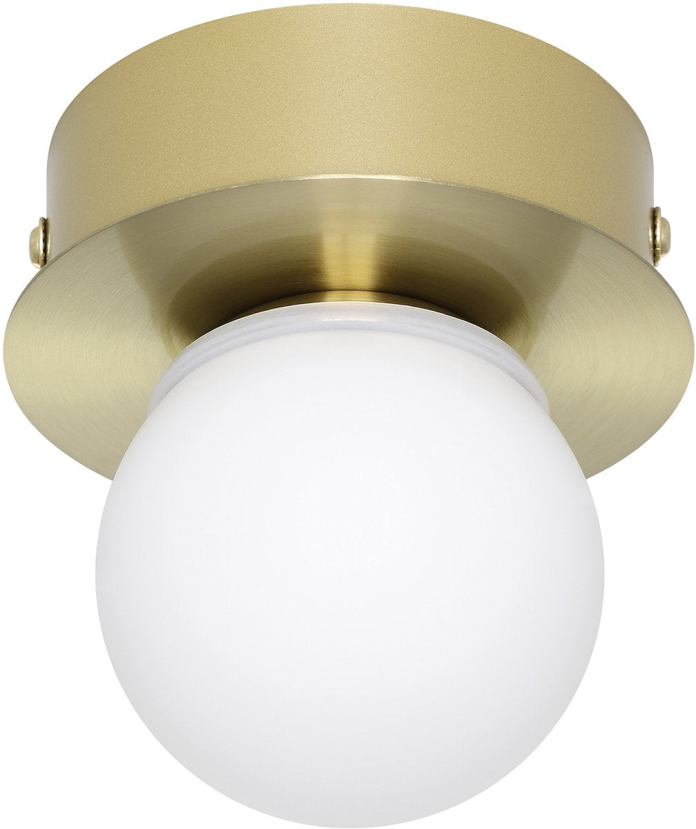 Eglo Mosiano Wandleuchte - Deckenleuchte - Spiegelleuchte - Badezimmer - LED - ø 11 cm - Goldweiß