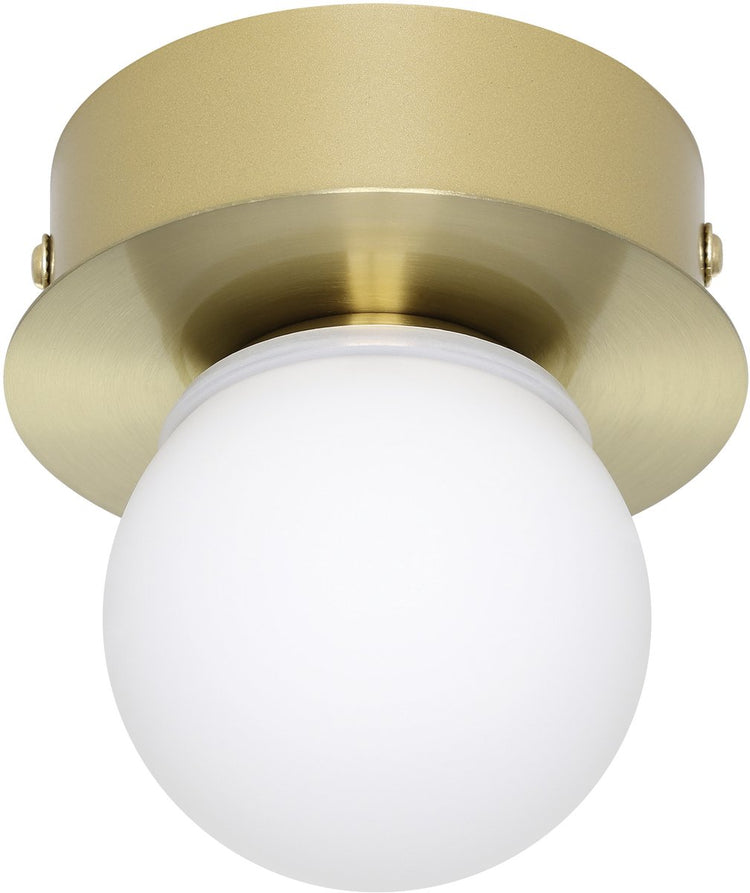 Eglo Mosiano Wandleuchte - Deckenleuchte - Spiegelleuchte - Badezimmer - LED - ø 11 cm - Goldweiß