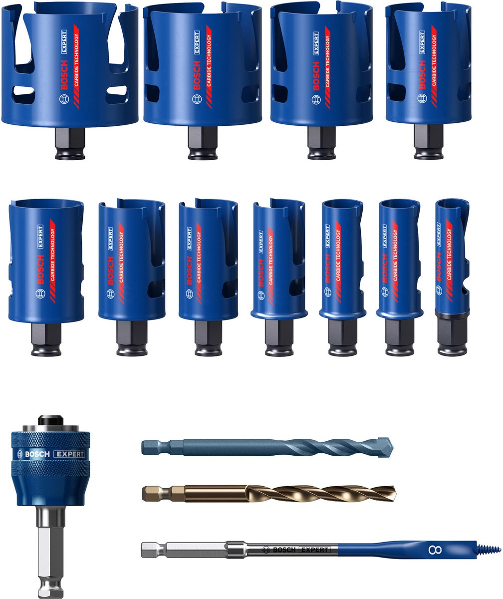 Bosch Expert Baustoff-Lochsäge – 15-teiliges Set