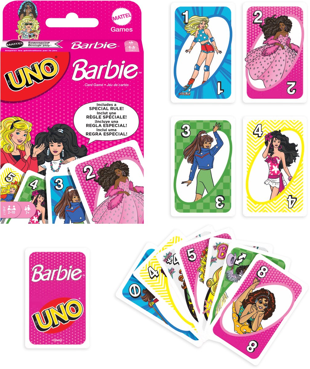 Mattel-Spiele Uno Barbie