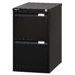 Hängeregistraturkommode Bisley 47x62,2x71,1cm 35k schwarz 2 Schubladen