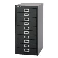 Mehrschubladenschrank Serie 29 27,9x40,8x67cm 51cm schwarz