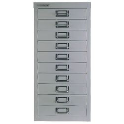 Mehrschubladenschrank Serie 29 27,9x40,8x67cm 51cm hellgrau