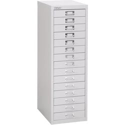 Mehrschubladenschrank Serie 39 27,9x40,8x94cm 51cm hellgrau